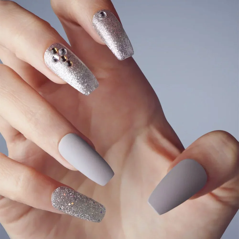 Kiss Jewel Fantasy Nails Long Length - Empress